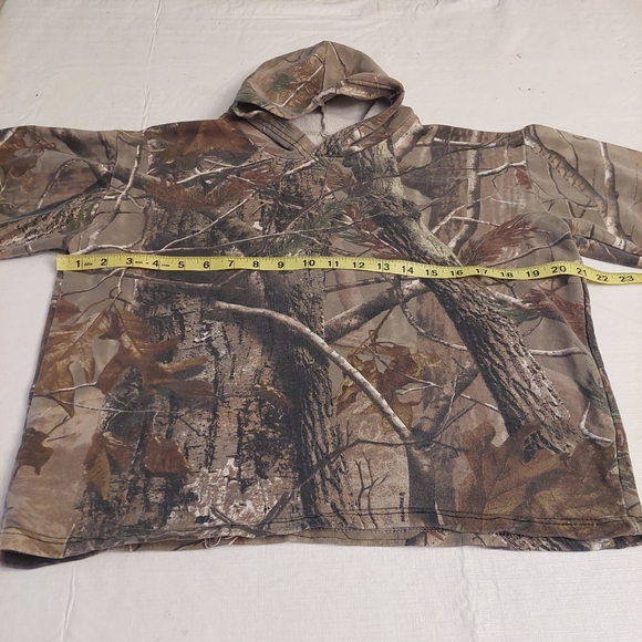 Realtree Brown Camo Hoodie Sweatshirt Pullover Country Hunting Outdoor Size L - Picture 4 of 8